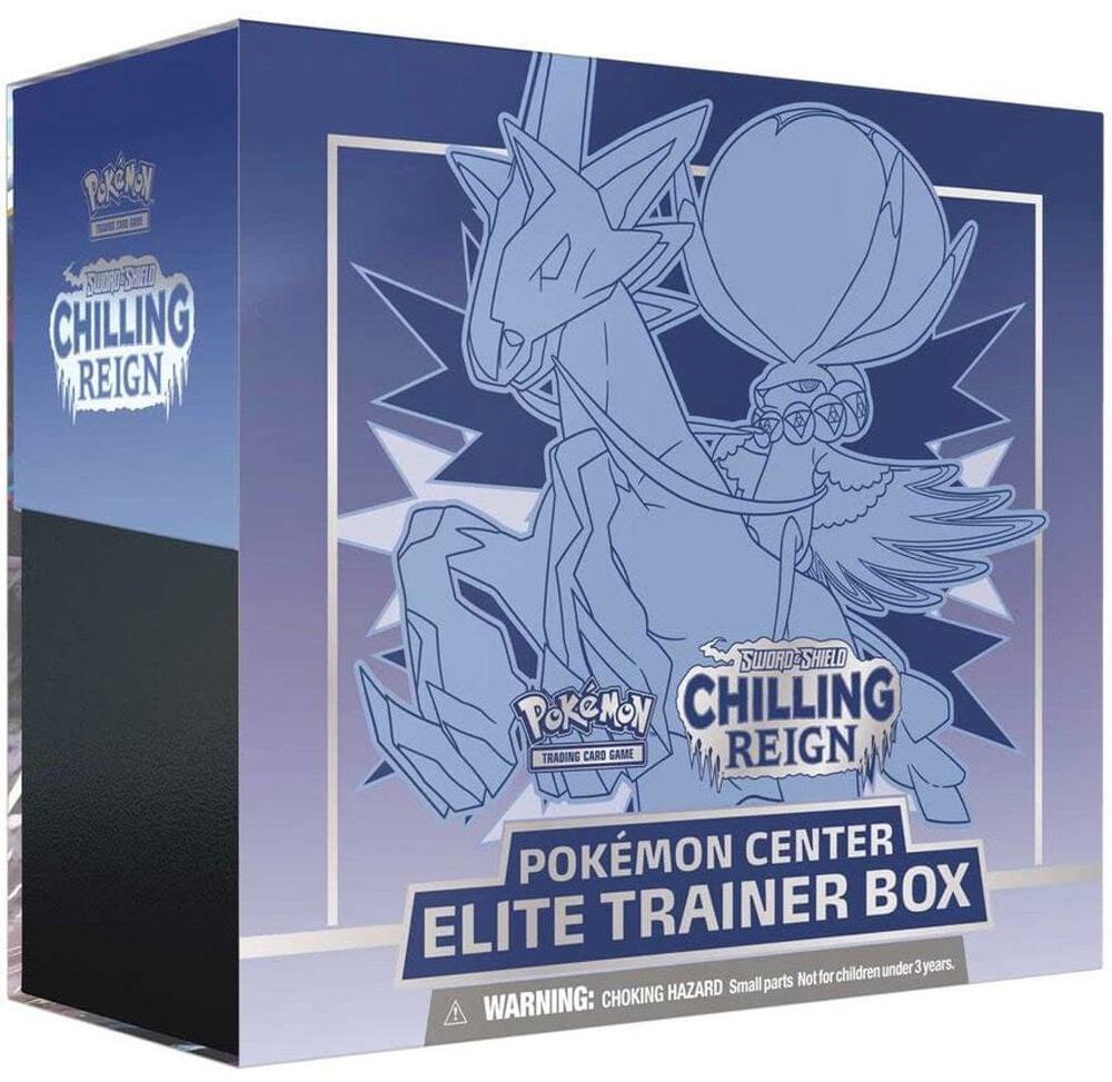 SEALED CASE Chilling Reign Pokemon Center Elite Trainer Box x 10 [Ice Rider Calyrex]