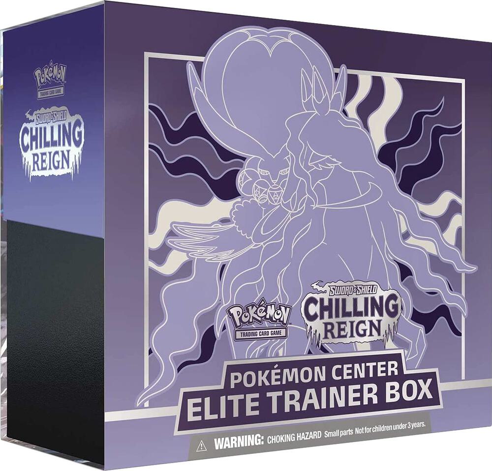 SEALED CASE Chilling Reign Pokemon Center Elite Trainer Box x 10 [Shadow Rider Calyrex]