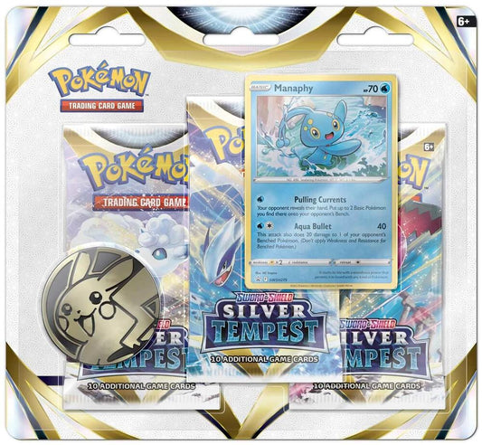 Silver Tempest Manaphy Blister Pack (3 packs)