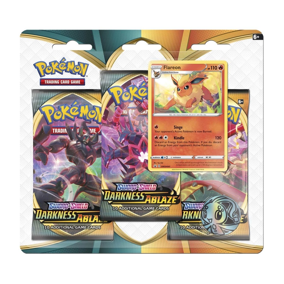 Darkness Ablaze Flareon Blister Pack (3 Pack)