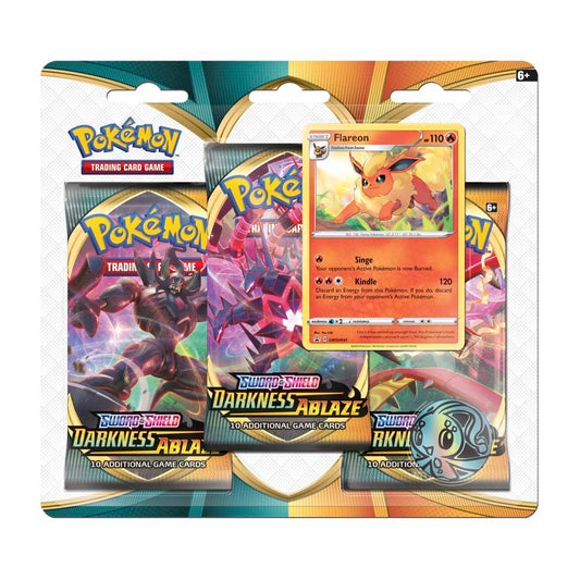 Darkness Ablaze Flareon Blister Pack (3 Pack)