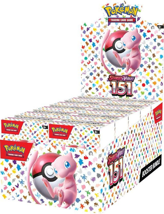 151 Booster Bundle Display - SV: Scarlet & Violet 151 (MEW) FACTORY SEALED Box Set