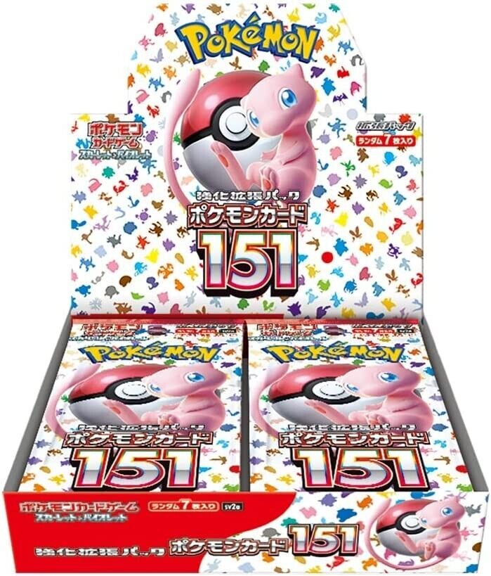 JAPANESE Scarlet & Violet 151 Booster Box (SEALED)