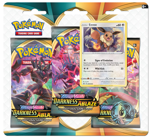 Darkness Ablaze Eevee Blister Pack (3 Pack)