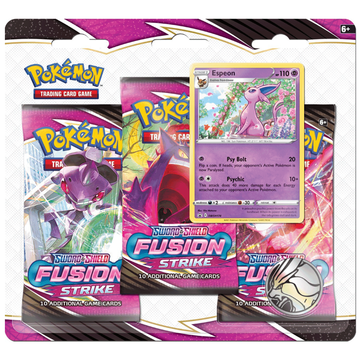 Fusion Strike Espeon Blister Pack (3 packs)