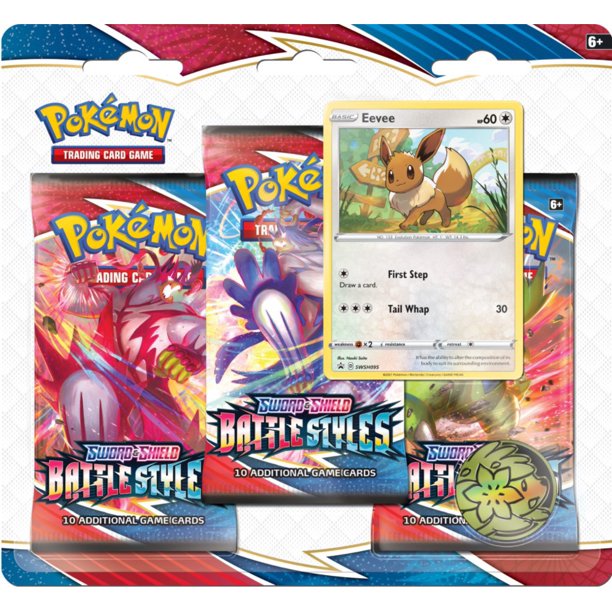 Battle Styles Eevee Blister Pack (3 packs)